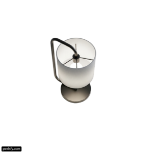 Lamp that is sitting on top of a table png transparent background