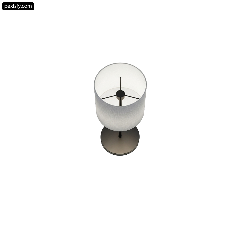 Lamp that is sitting on top of a table png transparent background