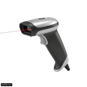 Laser gun with a red laser on it png transparent background
