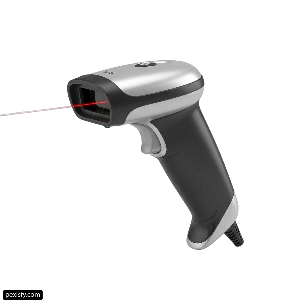Laser gun with a red laser on it png transparent background