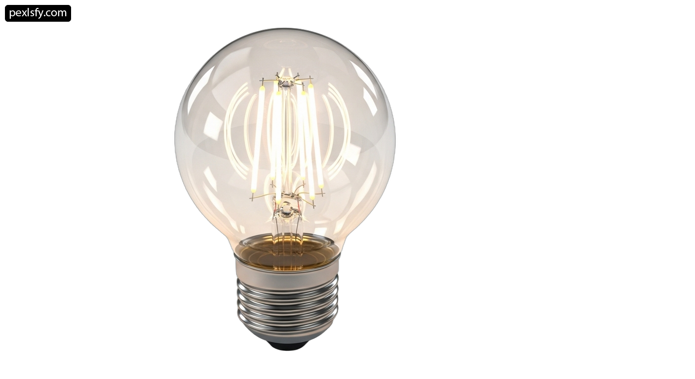 Light bulb that is on a white background png transparent background