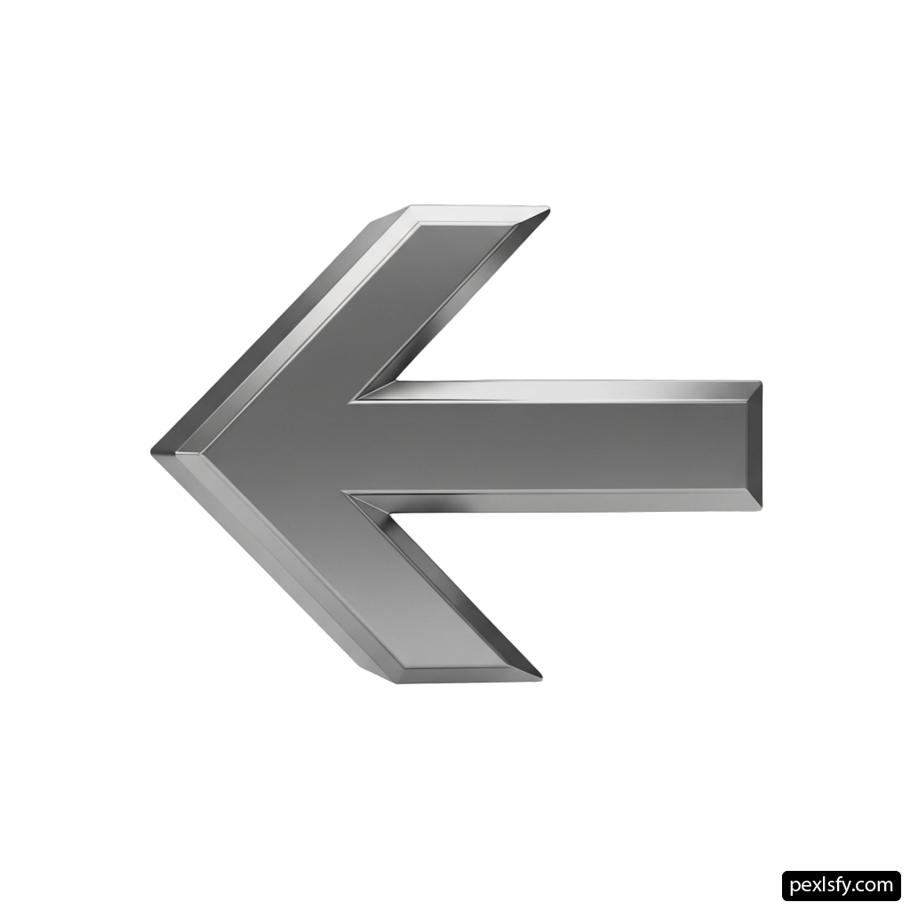 Metal arrow pointing to the right on a white background png transparent background
