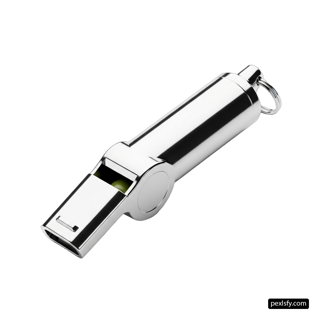Metal pen drive with a keychain attached to it png transparent background