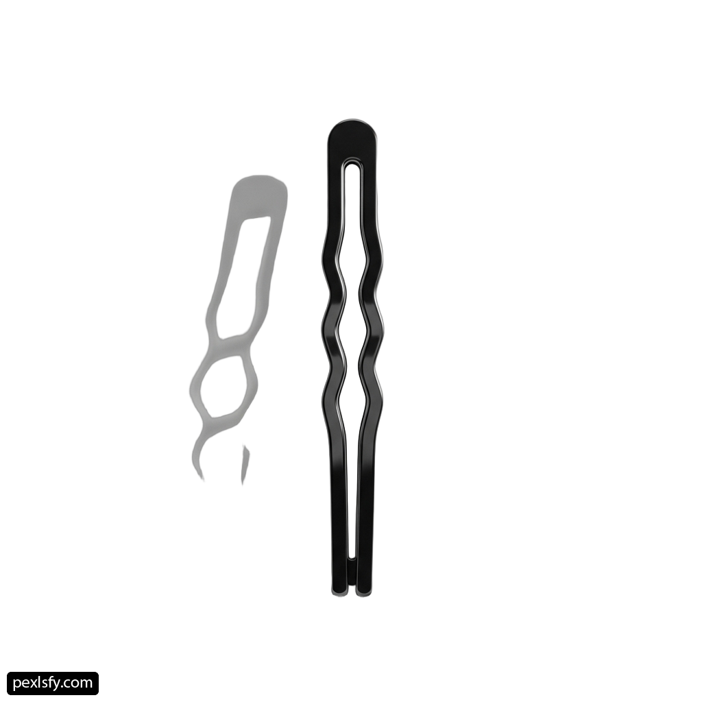 Pair of black and white scissors on a white background png transparent background