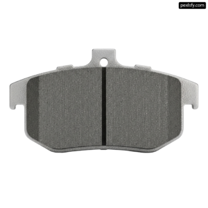 Pair of brake pads on a white background png transparent background