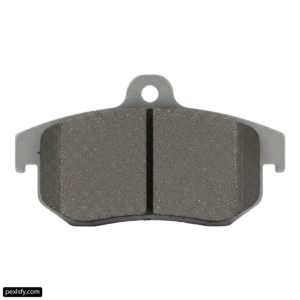 Pair of brake pads on a white background png transparent background