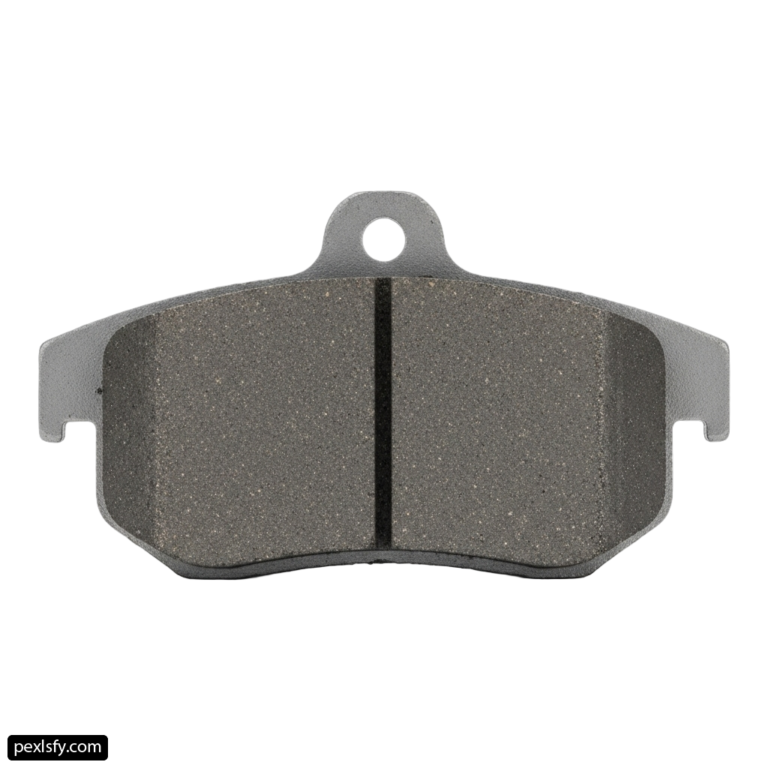 Pair of brake pads on a white background png transparent background