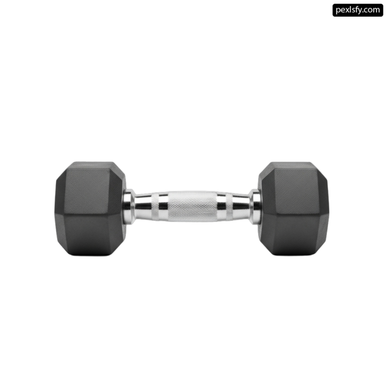 Pair of dumbbells on a white background png transparent background