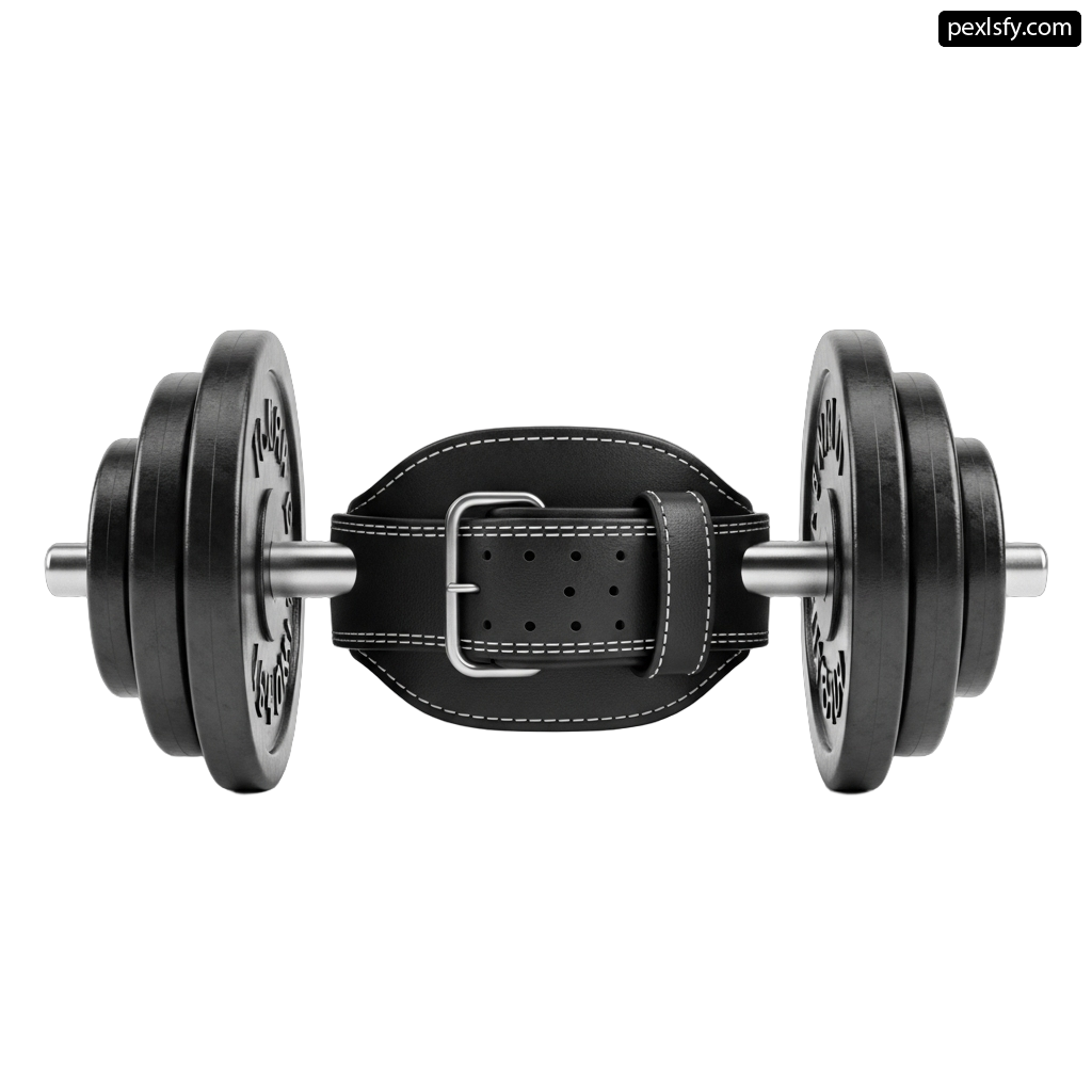 Pair of dumbbells on a white background png transparent background