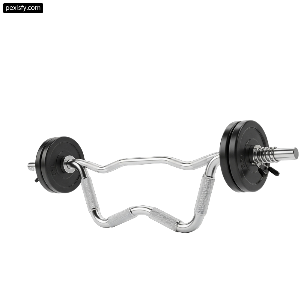 Pair of dumbbells on a white background png transparent background