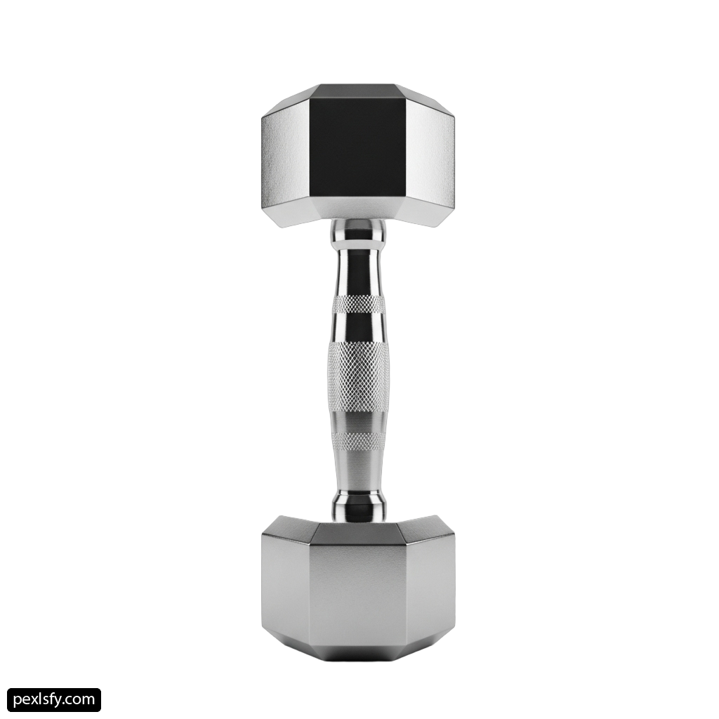 Pair of dumbbells on a white background png transparent background