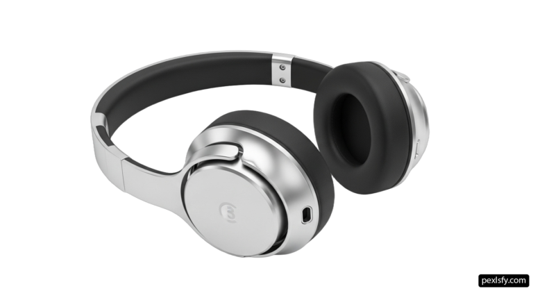 Pair of headphones sitting on top of each other png transparent background