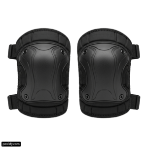 Pair of knee pads on a white background png transparent background
