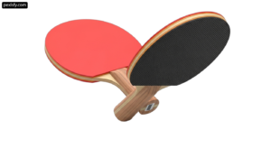 Pair of ping pong paddles on a white background png transparent background