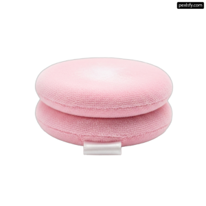 Pair of pink pillows sitting on top of each other png transparent background