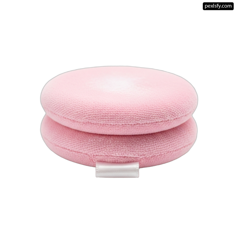 Pair of pink pillows sitting on top of each other png transparent background