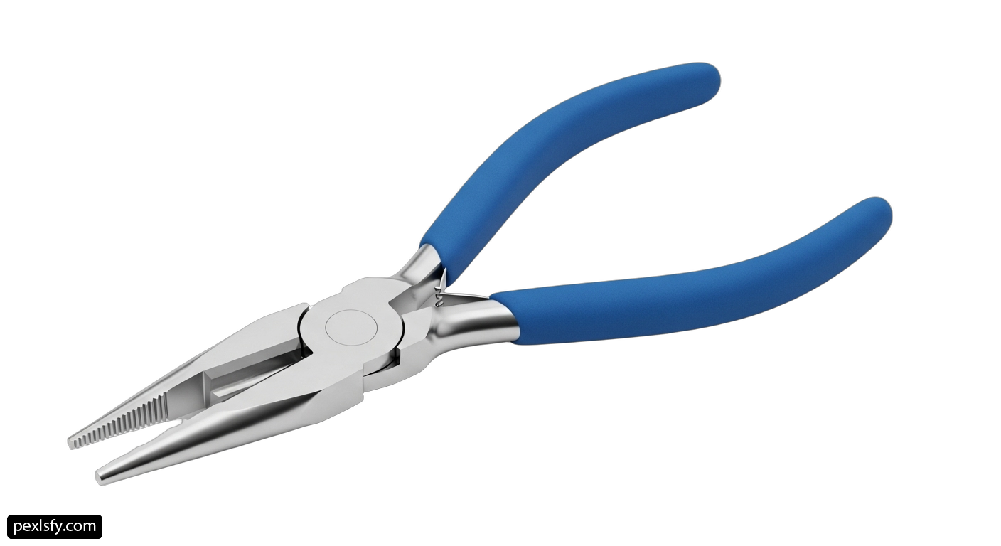 Pair of pliers on a white background png transparent background