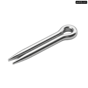 Pair of stainless steel hooks on a white background png transparent background