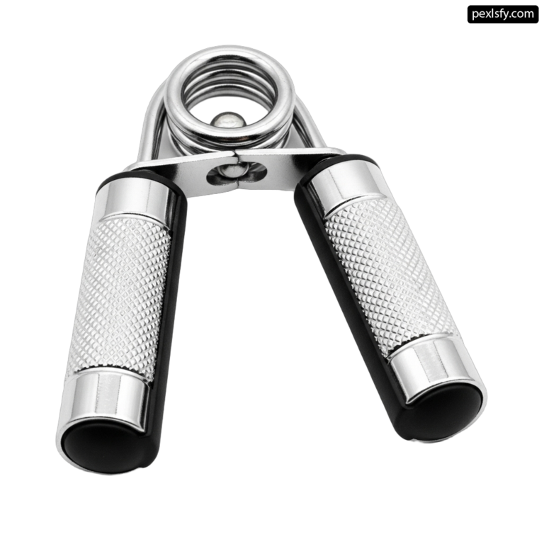 Pair of stainless steel tongs on a white background png transparent background