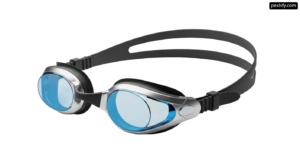 Pair of swimming goggles on a white background png transparent background