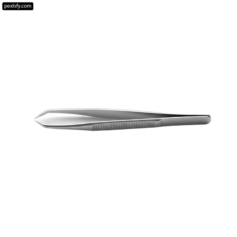 Pair of tweezers on a white background png transparent background