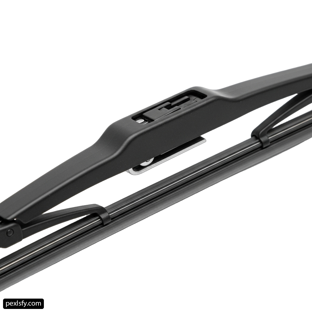 Pair of wiper blades on a white background png transparent background