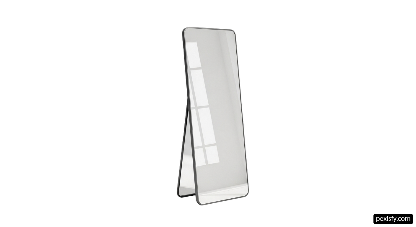 Picture of a mirror on a white background png transparent background
