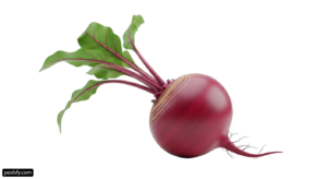 Red onion with green leaves on a white background png transparent background
