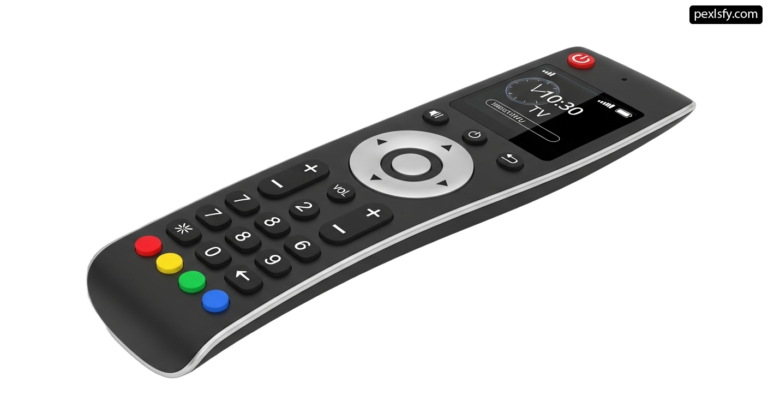 Remote control sitting on top of a white surface png transparent background