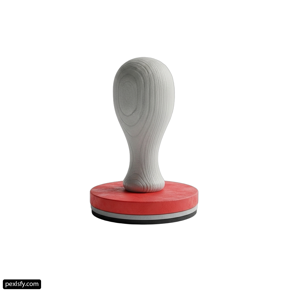 Rubber stamp on a white background png transparent background
