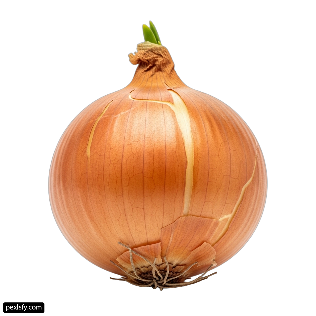 Single onion on a white background png transparent background