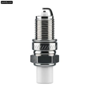 Spark plug on a white background png transparent background