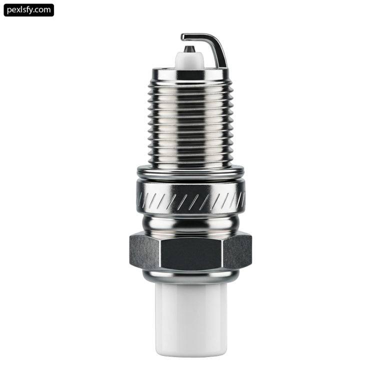 Spark plug on a white background png transparent background