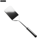 Spatula with a black handle on a white background png transparent background