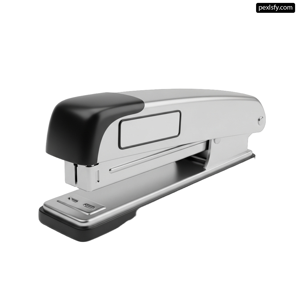 Stapler on a white background png transparent background