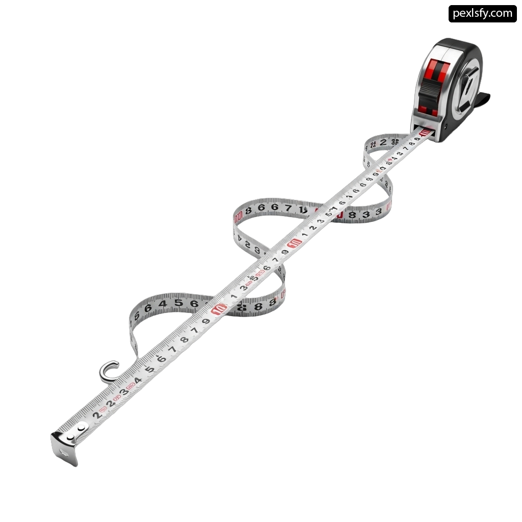 Tape measure on a white background png transparent background