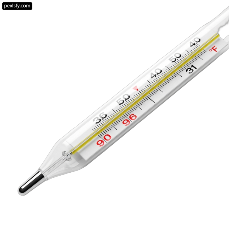 Thermometer on a white background png transparent background
