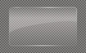 Tinted Glass PNG Transparent, Frosted Glass Overlay Clipart, Glassmorphism Effect, Rounded Glass Panel, Transparent Glass Frame, iridescent glass png