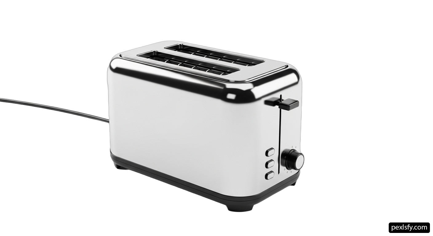 Toaster with a power cord attached to it png transparent background