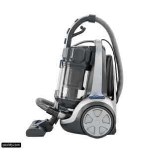 Vacuum cleaner is shown on a white background png transparent background