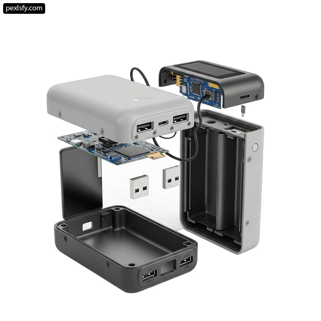 White and black device with a charging station attached to it png transparent background