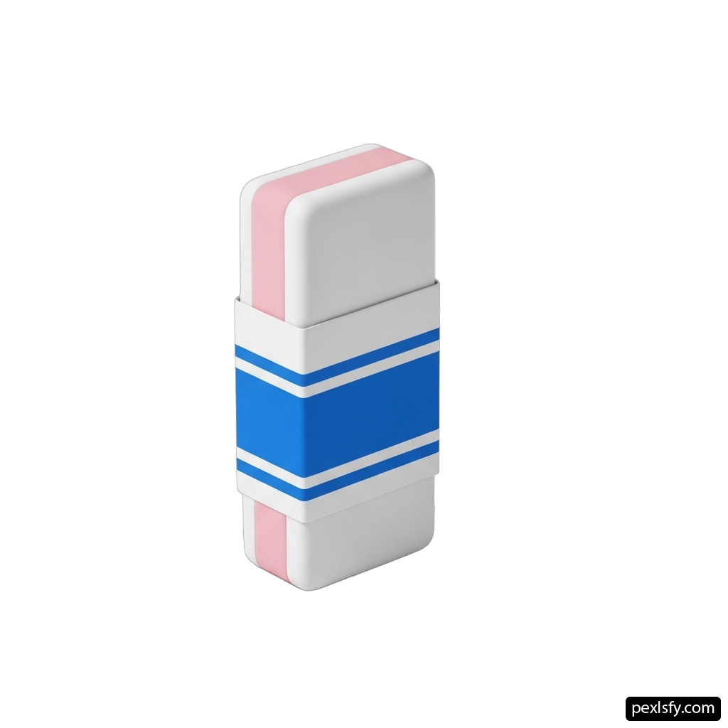White and blue box with a pink and blue stripe png transparent background
