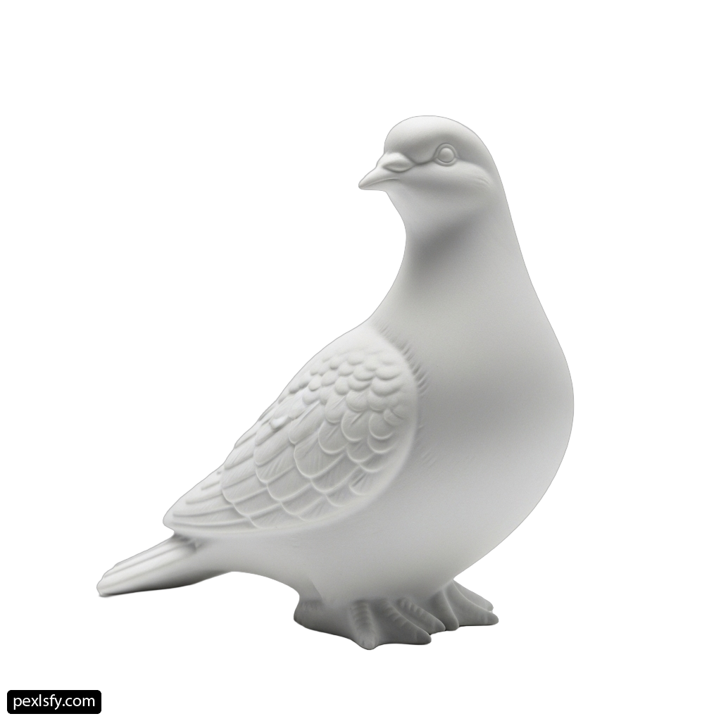 White bird sitting on top of a white surface png transparent background
