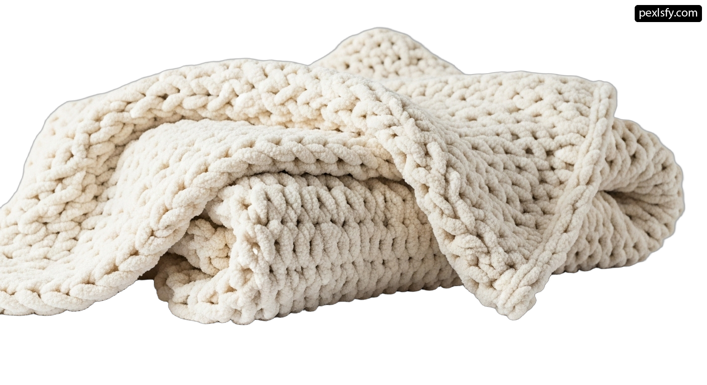 White blanket folded on top of each other png transparent background