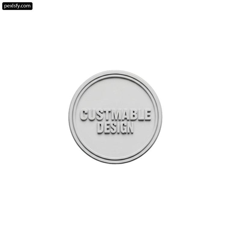 White button with the words customizable design on it png transparent background