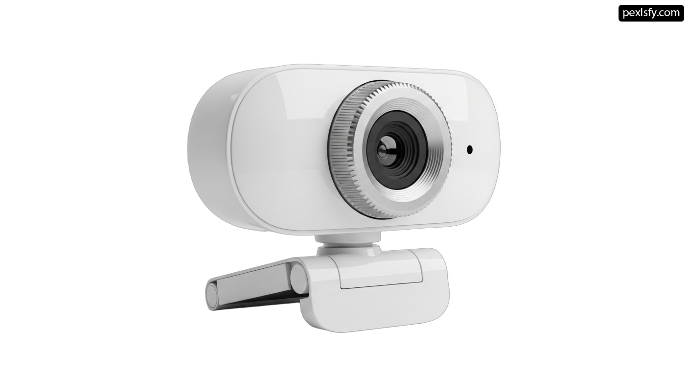White camera on a white background png transparent background