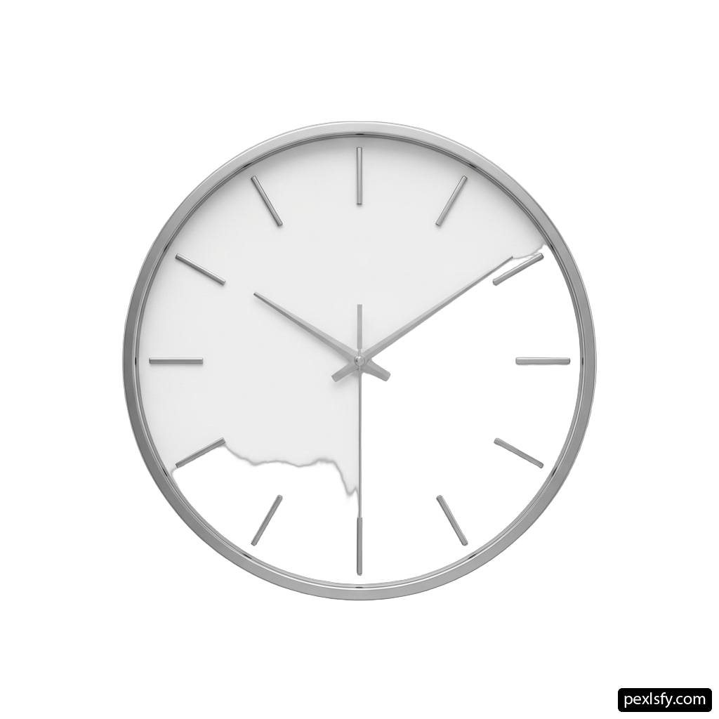 White clock with a map of the United States on it png transparent background