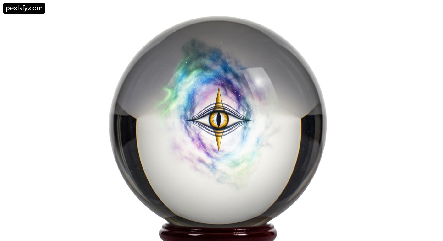 White egg with an all seeing eye on it png transparent background