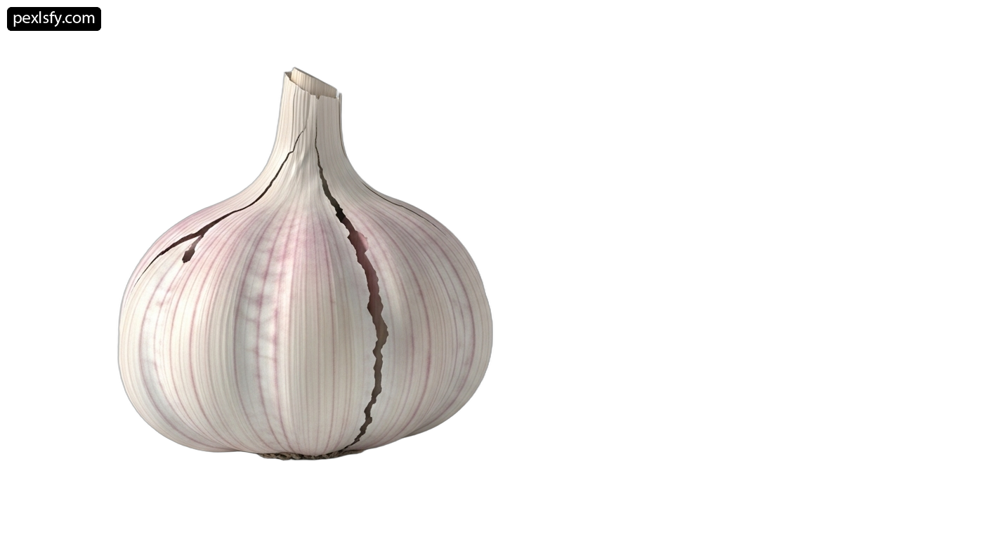White onion on a white background png transparent background