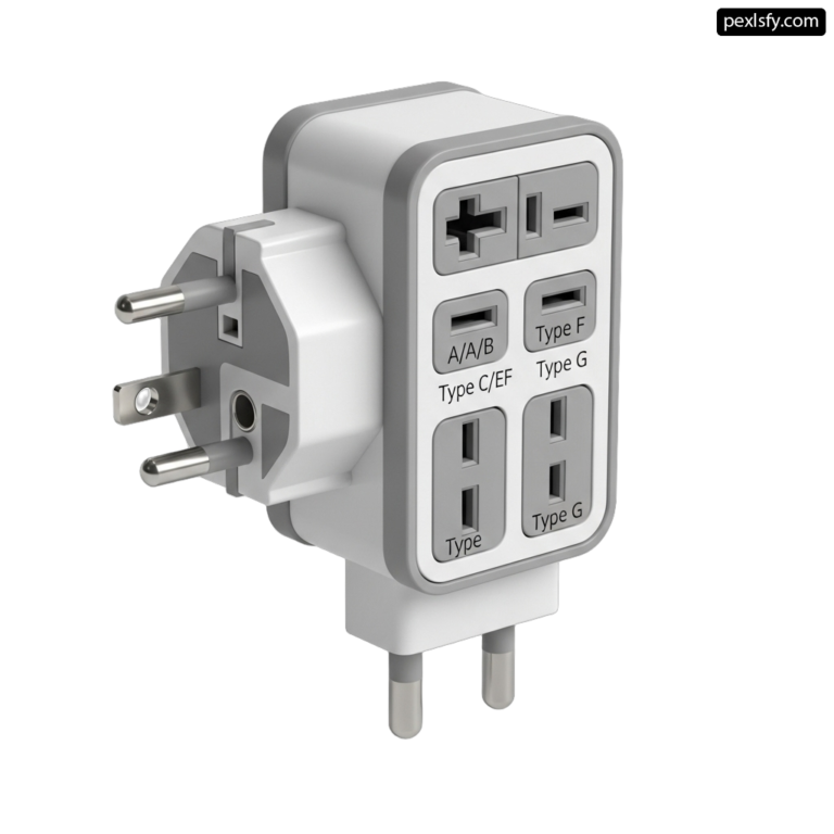 White power strip with three usb ports on it png transparent background